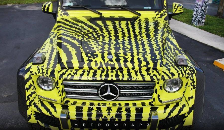 Детали экстерьера Mercedes-Benz G550 4x4&sup2; by MetroWrapz 2017 года  (фото 6 из 8)